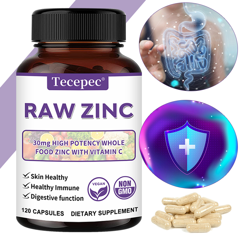 Health Wellness Items - Zinc Vitamins - Raw Zinc Whole