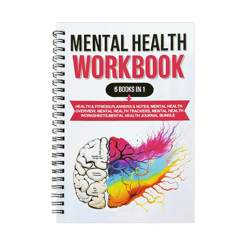 1pcs Spiral Bound 6 in 1 Menta - Health Wellness Journal 리뷰 및 가격