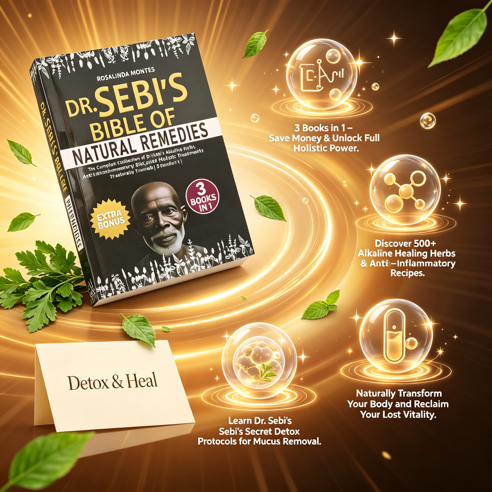Dr. Sebi's Bible of Natural Re - Holistic Health & Wellness 리뷰 및 가격