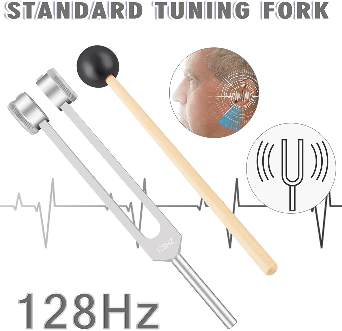 128/256/1024Hz Tuning Fork: Fo - Holistic Health & Wellness 리뷰 및 가격