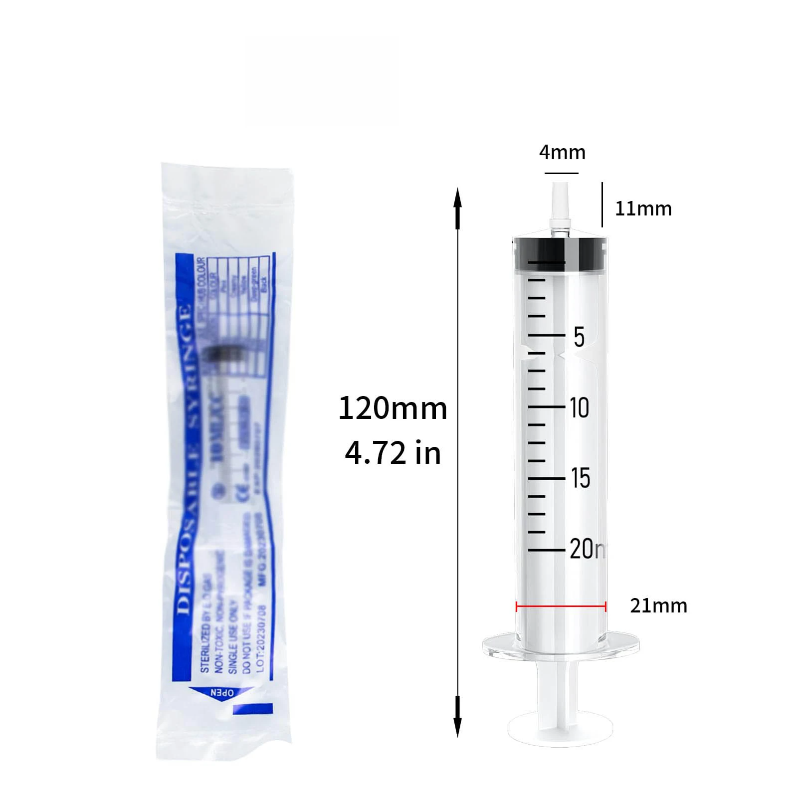 20ml Straight Mouth Plastic Sy - Health Wellness Items 리뷰 및 가격