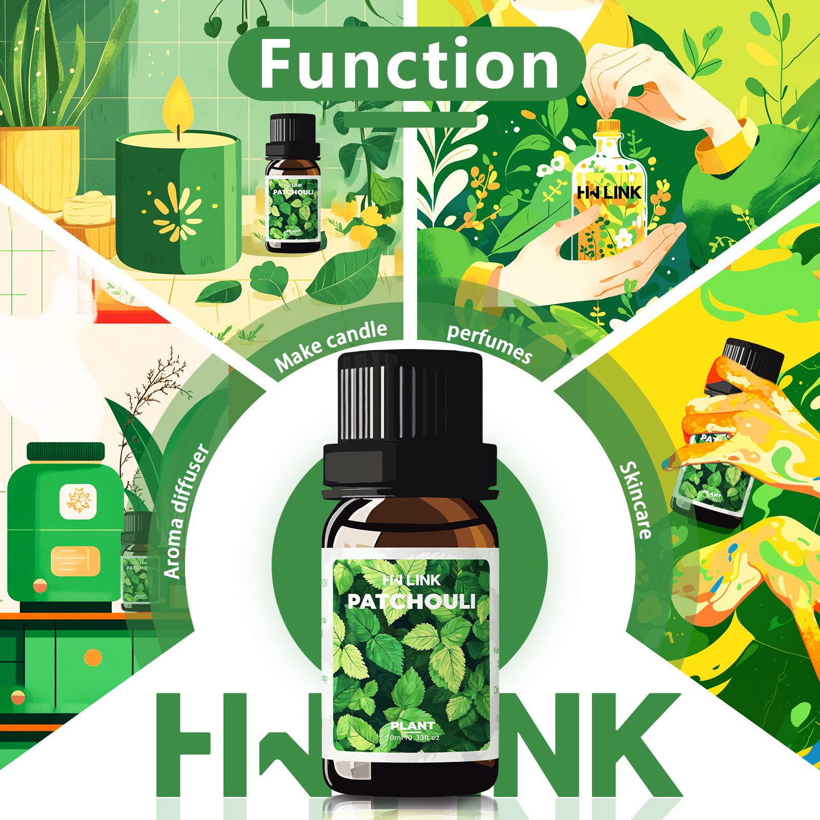 10ml Patchouli Essential Oils  - Aromatherapy Diffuser 리뷰 및 가격