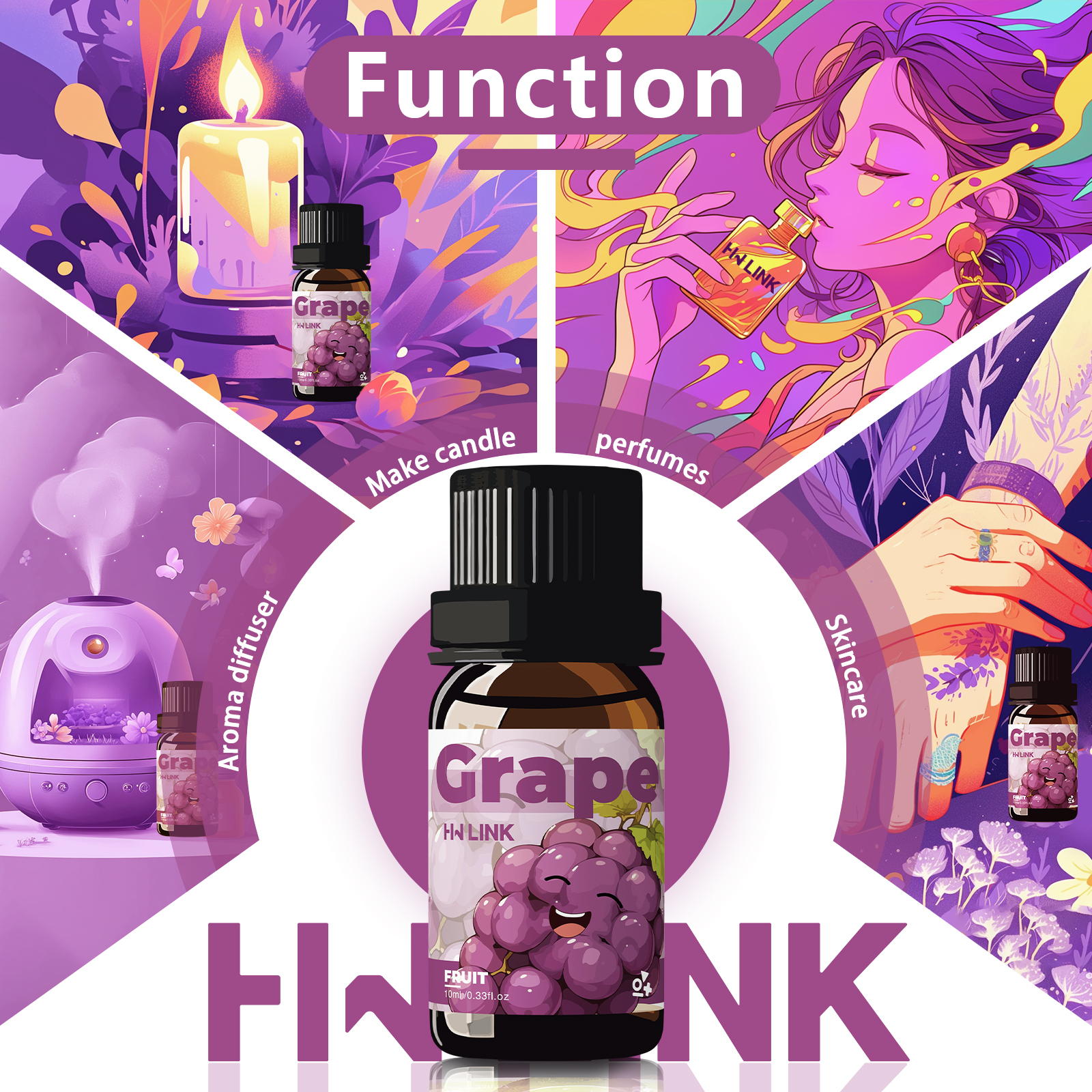Grape Essential Oil 10ml Perfu - Aromatherapy Diffuser 리뷰 및 가격