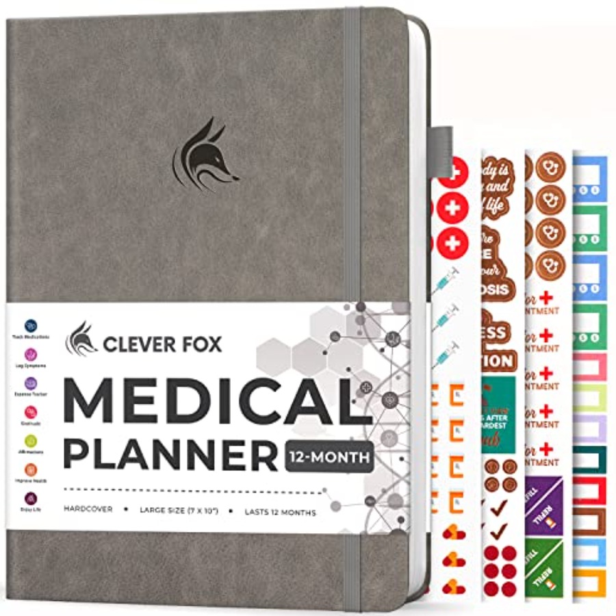 Large Medical Planner 12-Month - Health Wellness Journal 리뷰 및 가격