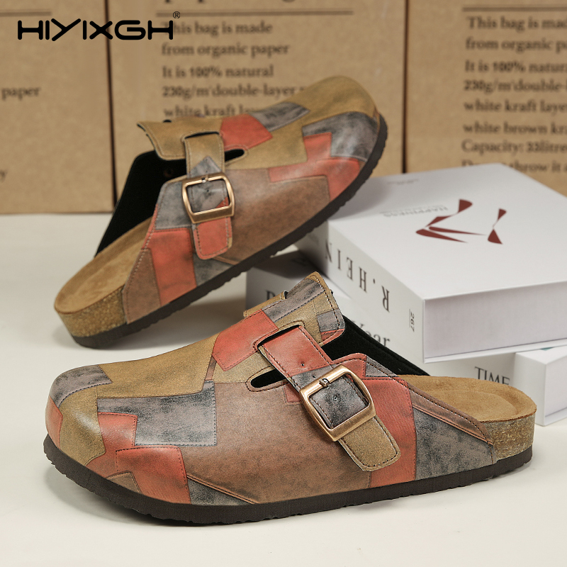Comfort Cork Leather Slippers  - Health & Wellness Rehab 리뷰 및 가격