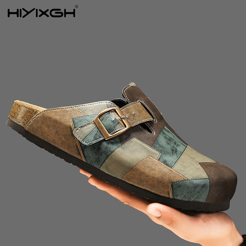 Comfort Cork Leather Slippers  - Health & Wellness Rehab 리뷰 및 가격