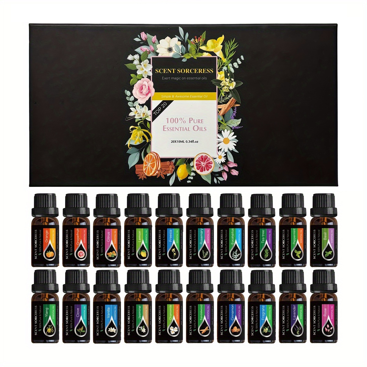 20pcs/set Essential Oil Set La - Aromatherapy Diffuser 리뷰 및 가격