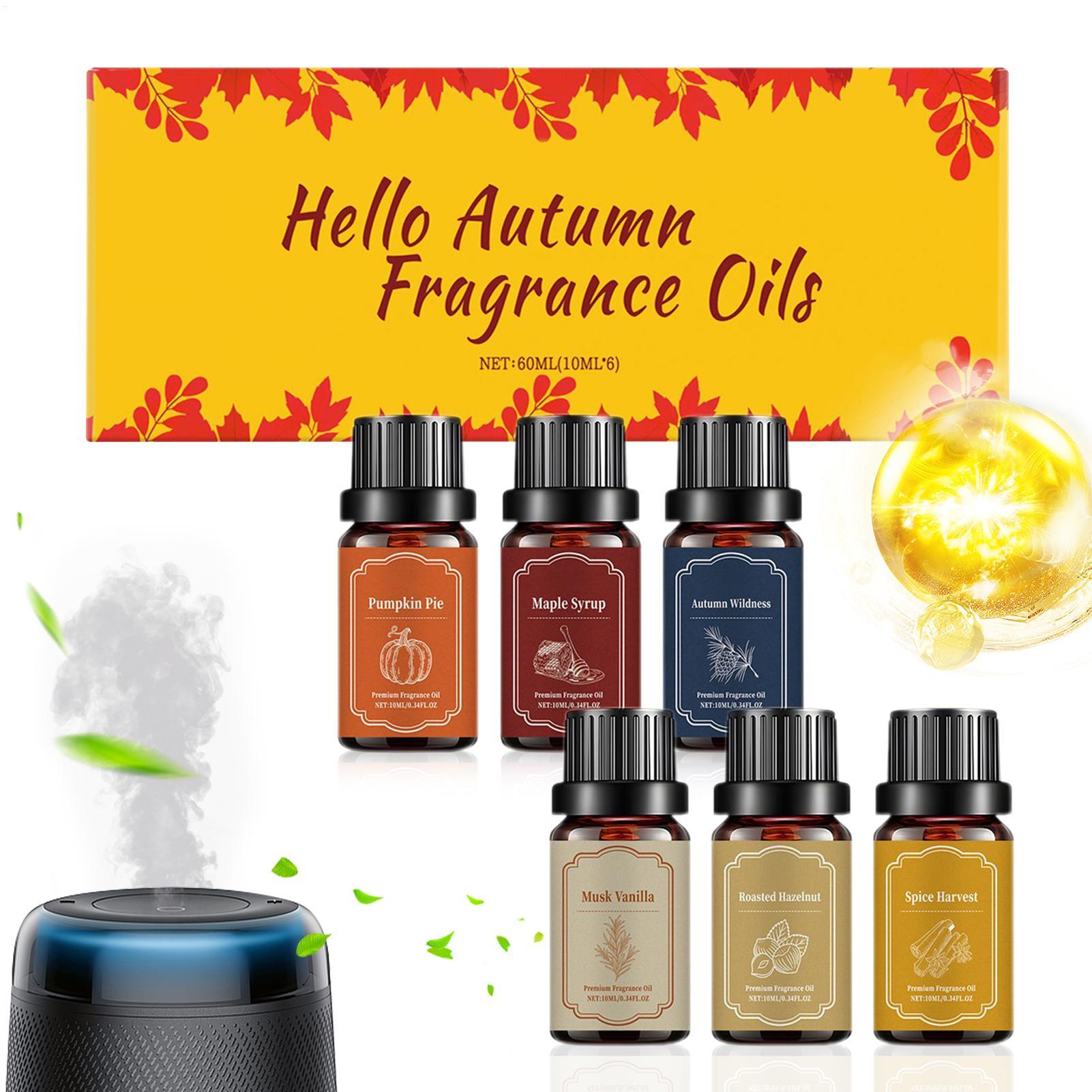 6pcs Fall Scented Diffuser Oil - Aromatherapy Diffuser 리뷰 및 가격