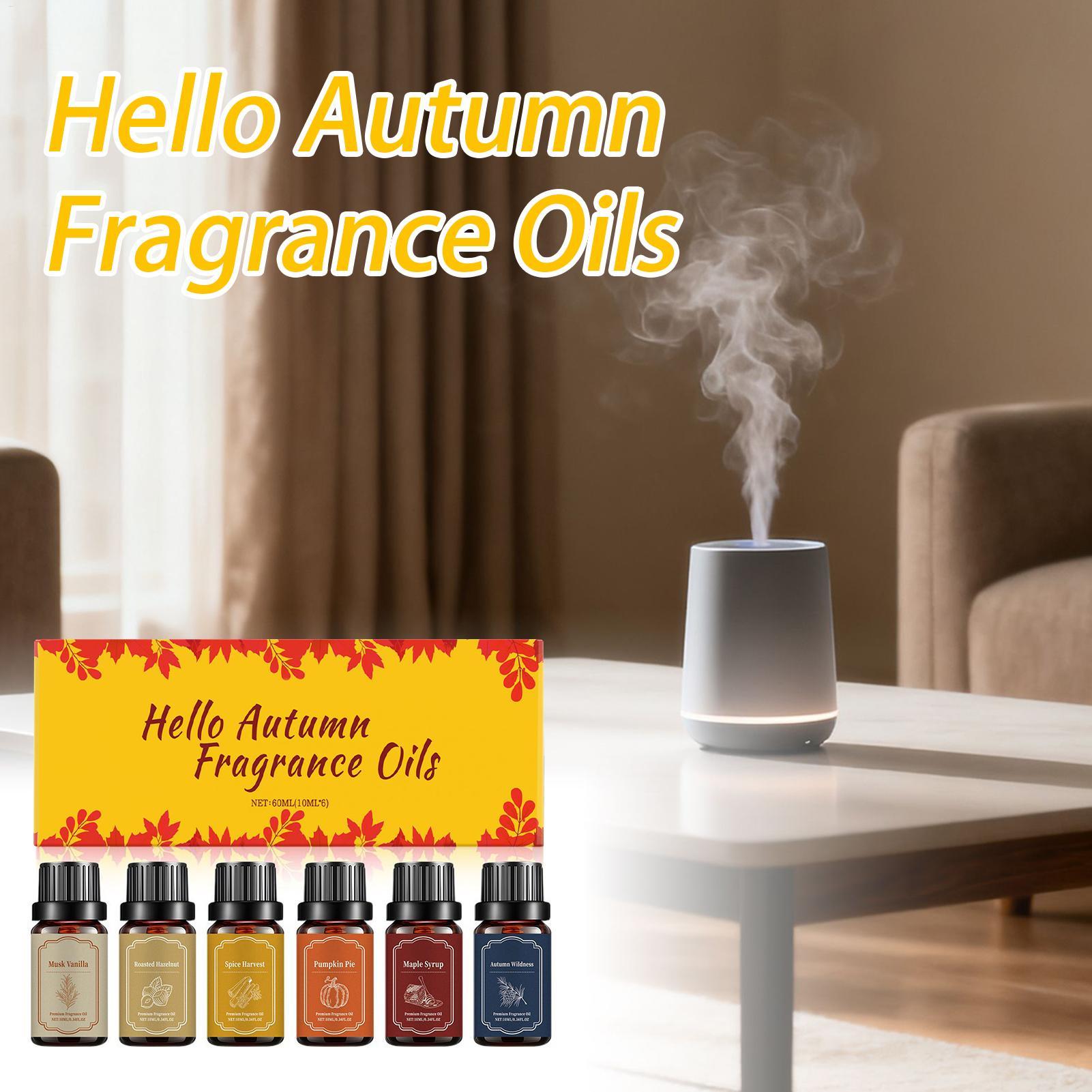 6pcs Fall Scented Diffuser Oil - Aromatherapy Diffuser 리뷰 및 가격