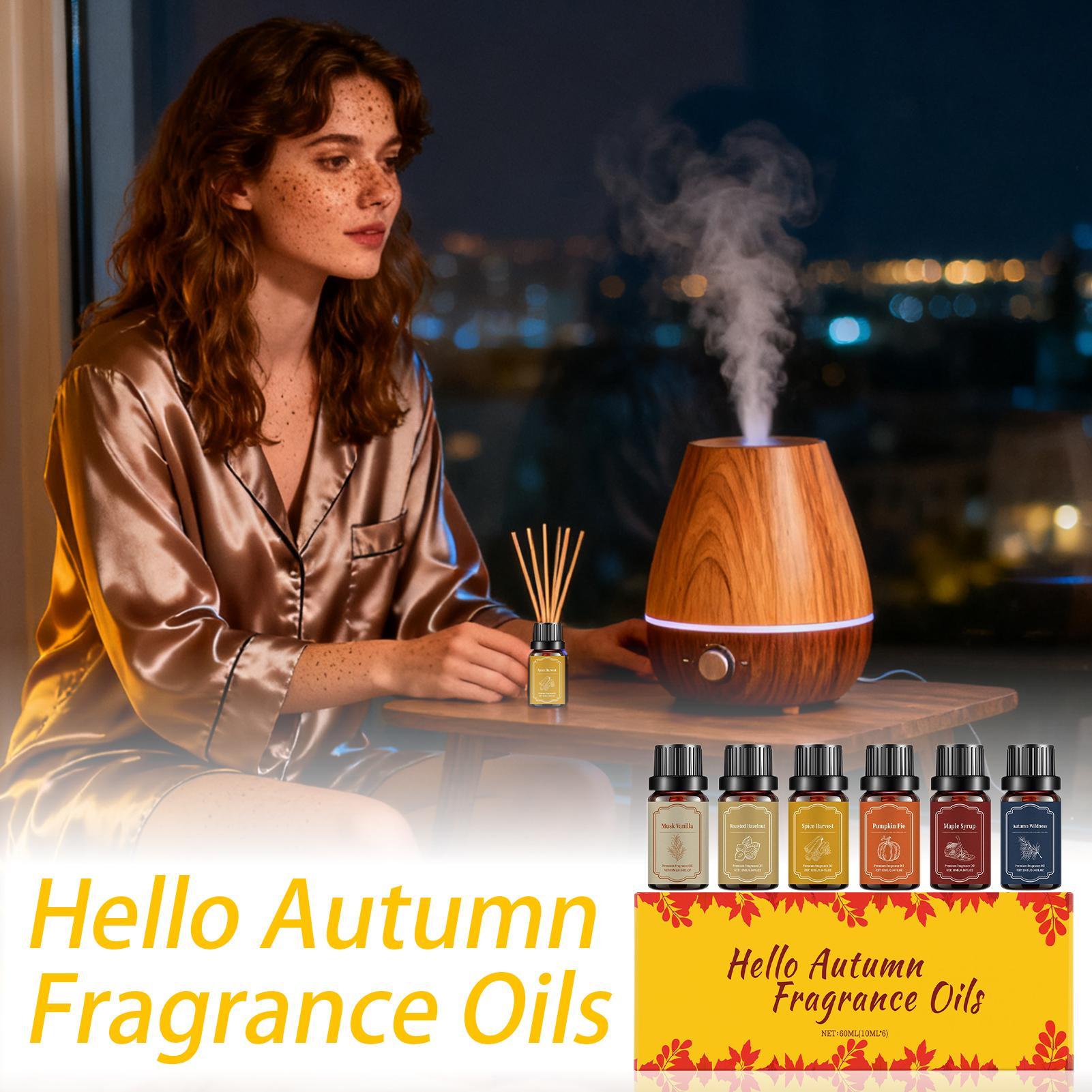 6pcs Fall Scented Diffuser Oil - Aromatherapy Diffuser 리뷰 및 가격