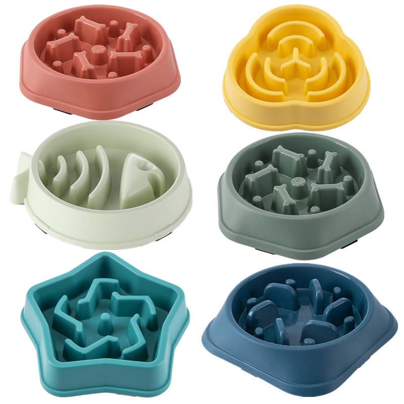 Pet Cat Dog Slow Food Bowl Fat - Health Wellness Items 리뷰 및 가격