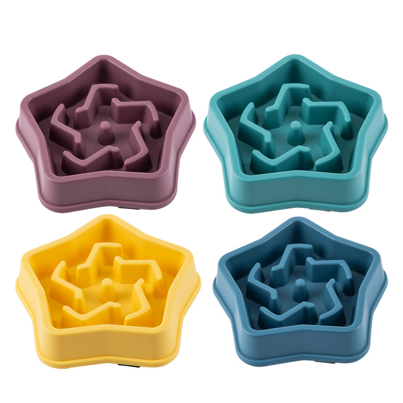 Pet Cat Dog Slow Food Bowl Fat - Health Wellness Items 리뷰 및 가격
