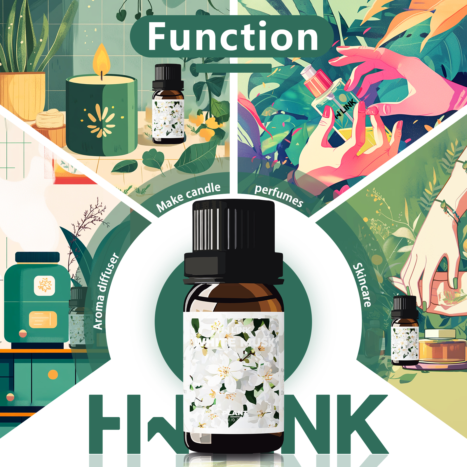 White Musk Essential Oils 10ml - Aromatherapy Diffuser 리뷰 및 가격
