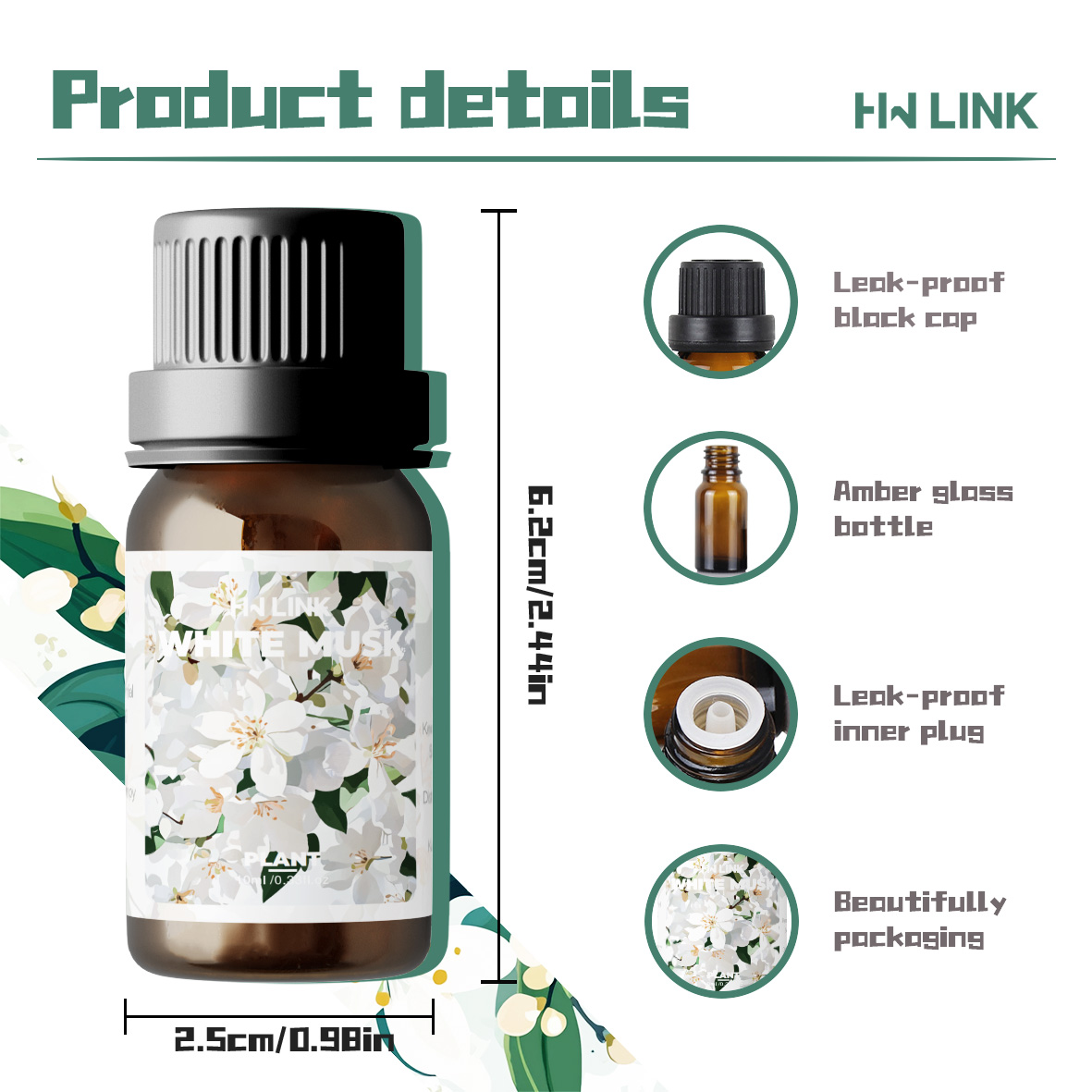 White Musk Essential Oils 10ml - Aromatherapy Diffuser 리뷰 및 가격