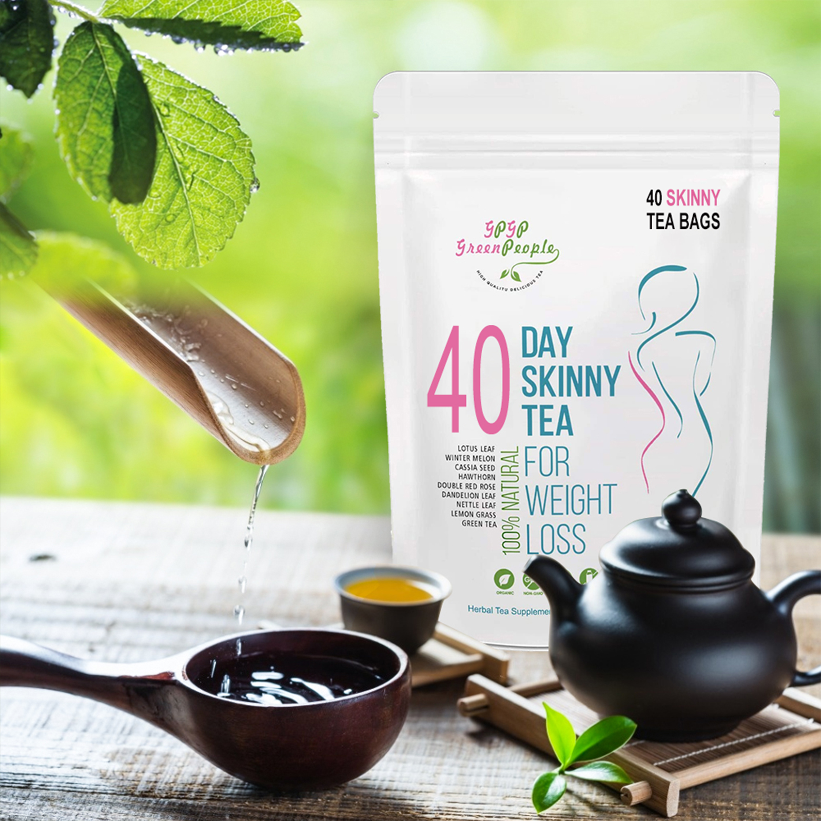Natural 40 Days Herbal Skinny  - Health Wellness Items 리뷰 및 가격