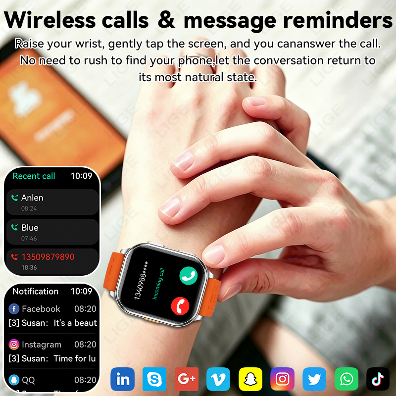 LIGE 2026 Camera Smart Watch M - Health Wellness Trends 2026 리뷰 및 가격