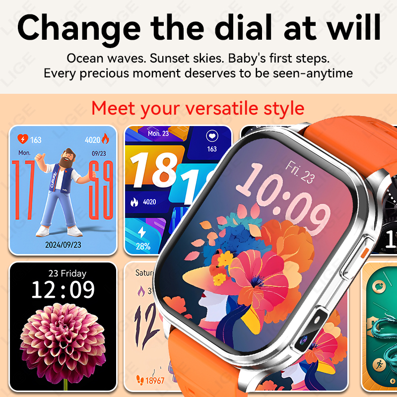 LIGE 2026 Camera Smart Watch M - Health Wellness Trends 2026 리뷰 및 가격