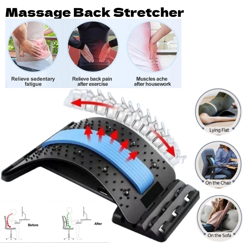 Back Massage Muscle Relaxation - Back Stretcher Lumbar 리뷰 및 가격