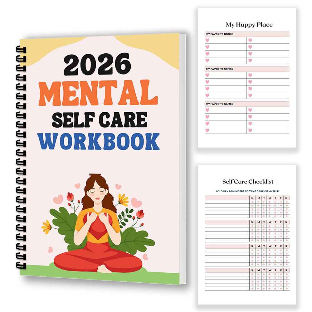 1PC 2026 Mindful Mental Self-C - Health Wellness Journal 리뷰 및 가격