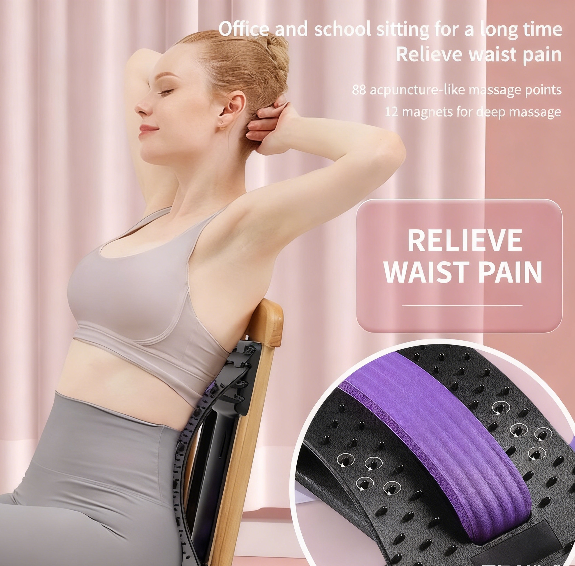 Lumbar Support Back Massager V - Back Stretcher Lumbar 리뷰 및 가격