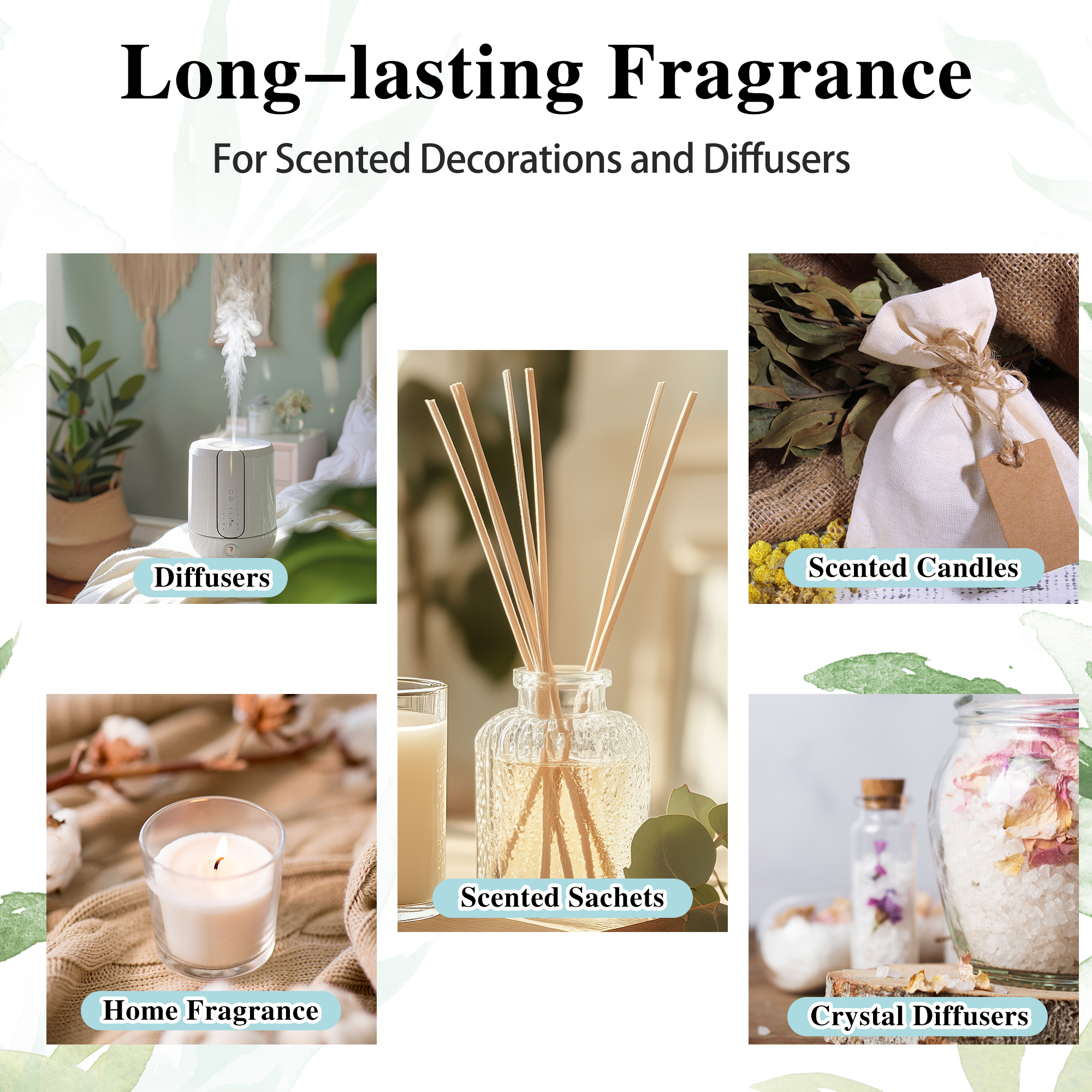 30ml 100ml Pure Natural Essent - Aromatherapy Diffuser 리뷰 및 가격
