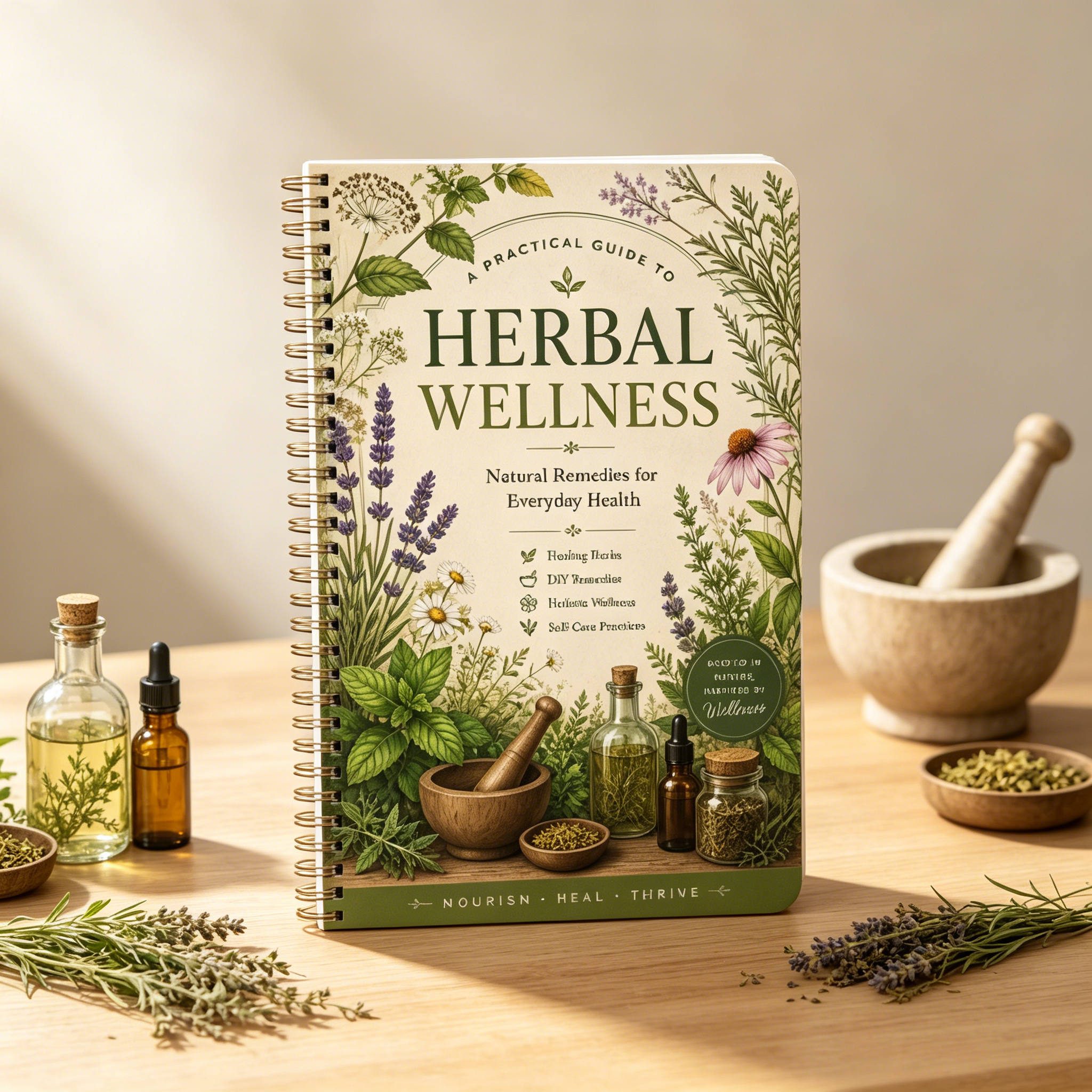 Herbal Remedies Journal A5 Spi - Health Wellness Journal 리뷰 및 가격
