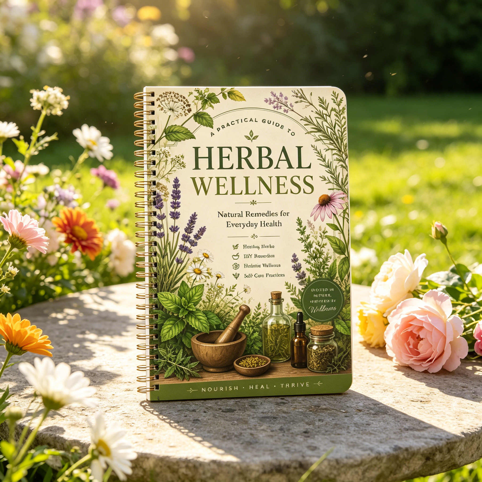 Herbal Remedies Journal A5 Spi - Health Wellness Journal 리뷰 및 가격