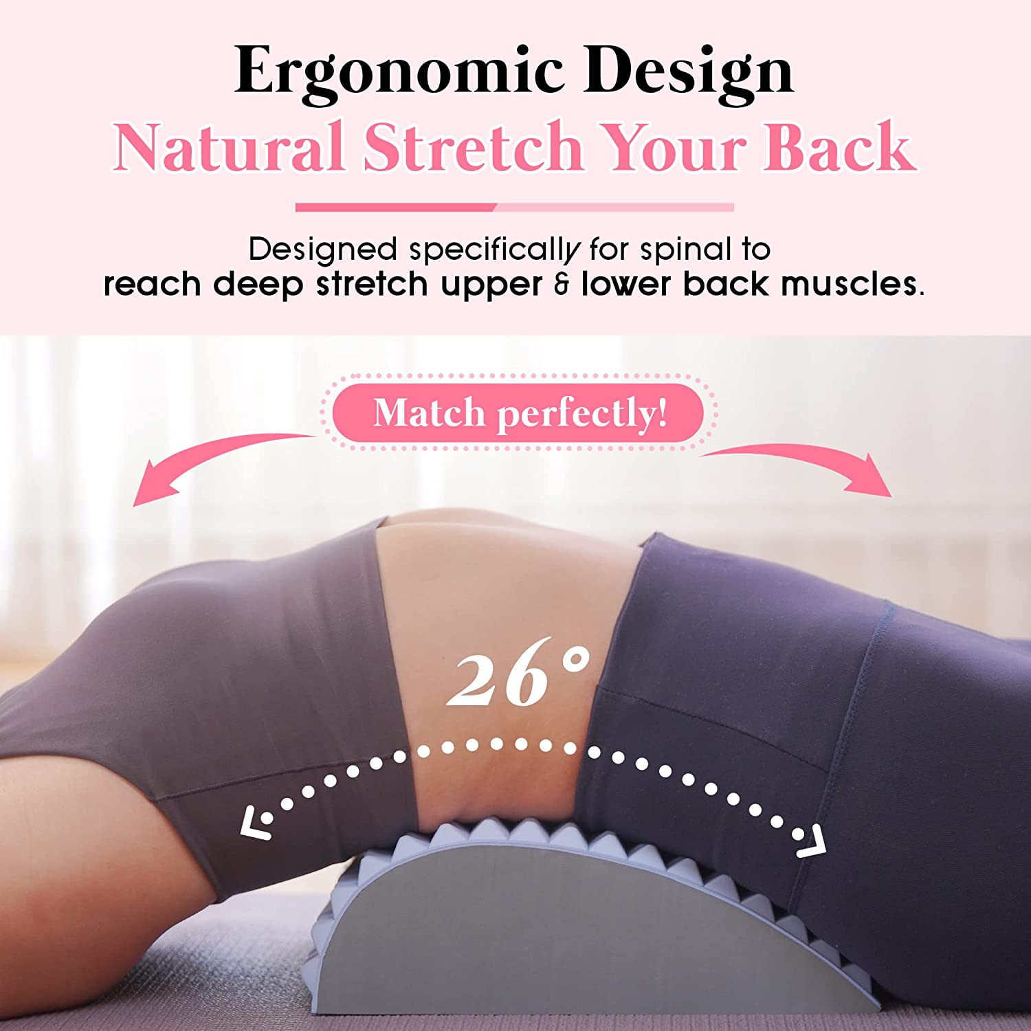 Lower Back Pain Relief Treatme - Back Stretcher Lumbar 리뷰 및 가격